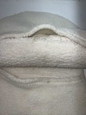 New Millers White Wool English Saddle Seat Cover PP-18