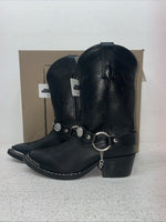New Youth Black Smoky Mountain Cowboy Boots. 1083 C 1 D. 23-93