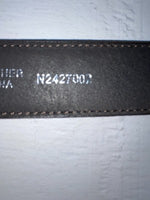 New Brown Genuine Leather Nocona Silver Pendent 32” Belt #N2427002 JJ-30