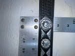 New Black Genuine Leather Nocona Silver Pendent 42” Belt #N2235601 NN-116