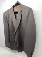 New Men’s Circle S Gray Suit Jacket 50 #6821 II-604