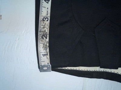 New Vintage Black Western Girl Polyester Pants #77 SS-70