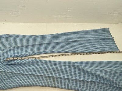 New Women’s Vintage Blue Checkered Lee Polyester Pants #2652644 NN-151