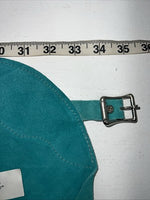 NOS Turquoise Whitman Show Chaps With Fringe Adjustable Waist 35” Small L-26