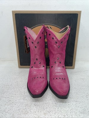 New Kids Pink Ariat Cowboy Boots. 10012798 3 M. 22-2
