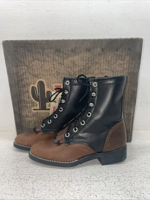 New Kids Brown Laredo Cowboy Boots. C 2871 13 D. 23-37
