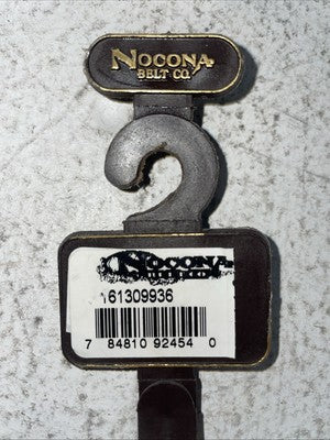 New Red Genuine Leather Nocona Stitched 36” Belt #1613099 Z-25