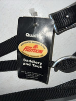 New Fabtron Black Nylon Split Reins 5/8” X 7” #NP40-5 Y-15