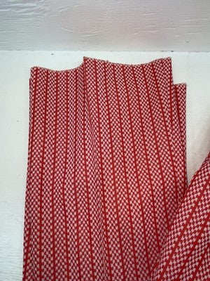 New Vintage Red Checkered Panhandle Slim Polyester Pants #8042 ZZ-70