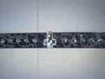 New Black Genuine Leather Blazin Roxx Bling Cross XL Belt #N3516806 NN-121