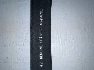 New Black Genuine Leather Nocona 42” Belt #N2450701 JJ-76