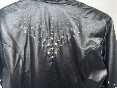 New Women’s 1849 Authentic Ranchwear Black Western Show Jacket Medium WW-21