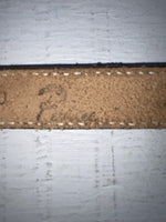 New Brown Genuine Leather Perkies Tooled 22” Belt #170 NN-91