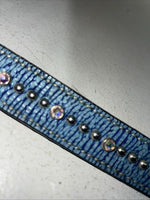 New Alamo Saddlery Blue Pearl Wither Strap #200JB LLL-35
