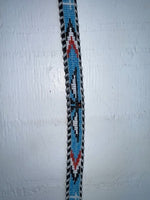 New Black Genuine Leather Beaded 32” Belt JJ-19