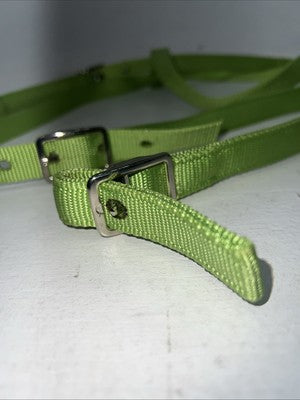 New Congress Leather Nylon Green Browband Headstall #8830 Y-2
