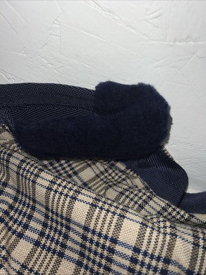 New Blue Plaid Turnout 84” Horse Blanket PP-21