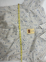 New Men’s H Bar C Yellow Floral Long Sleeve Pearl Snap 16 X 35 Large V-105