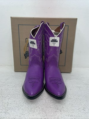 New Youth Purple Smoky Mountain Cowboy Boots. 1109 C 3. 22-21