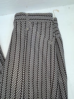 New Vintage Black And White Checkered Panhandle Slim Polyester Pants #8042 SS-53