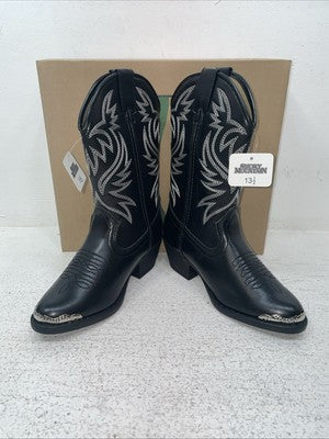 New Kids Black Smoky Mountain Cowboy Boots. 1032 B C 13.5 13 1/2. 23-62