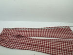 New Vintage Red Plaid Panhandle Slim Polyester Pants #1230 SS-101