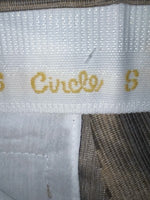 New Vintage Brown Circle A Polyester Pants #CP5791 SS-26
