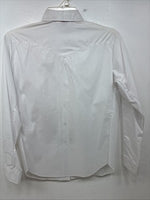 New Women’s Miss Rodeo White Long Sleeve Pearl Snap Size 13/14 TT-31 