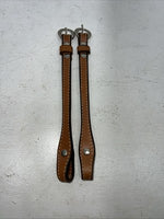 New Congress Leather Brown Leather Bridle Cheek Pieces R-503