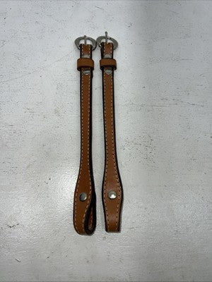 New Congress Leather Brown Leather Bridle Cheek Pieces R-503