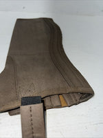 New Tough 1 Brown Synthetic Half Chaps Medium #63-76 H-513