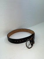 New Black Genuine Leather Tooled 28” Belt #WR602 Z-150
