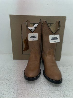 New Kids Brown Smoky Mountain Cowboy Boots. 3051 C 13 D. 23-65