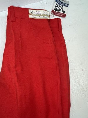 New Vintage Red Dickson Jenkins Polyester Pants #5501 3A-110