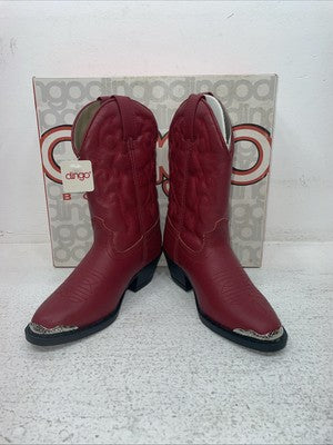 New Kids Red Dingo Cowboy Boots. C 2107 13. 23-38