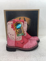New Kids Pink Ariat Cowboy Boots. 10001979 2 M. 23-130