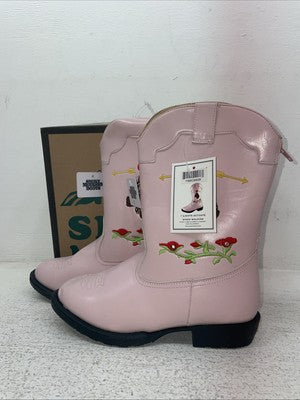 New Youth Pink Smoky Mountain Cowboy Boots. 1164 3. 22-13