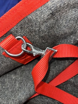 New Blue Red 49” Pony Winter Blanket QQ-5
