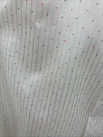 New Men’s H Bar C White Dot Design Long Sleeve Pearl Snap 15.5 Medium M-90