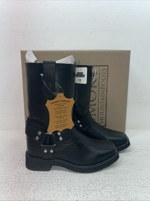 New Kids Black Smoky Mountain Cowboy Boots. 2405  13 D. 23-33
