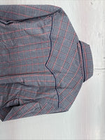 New Men’s Champion Western MultiColor Plaid Long Sleeve Pearl Snap Medium M-32