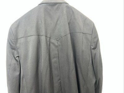 New Men’s Circle S Black Suit Jacket 56L #25832 S-610