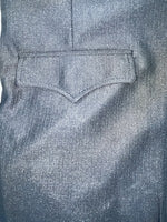 New Vintage Black Circle S Polyester Pants #CSP10 SS-1