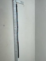 New Black Genuine Leather Beaded 32” Belt JJ-19