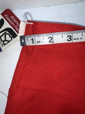 New Vintage Red Dickson Jenkins Polyester Pants #5501 3A-110