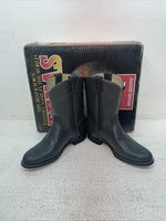 New Kids Gray Texas Brand Cowboy Boots. 3205 1 D. 23-87