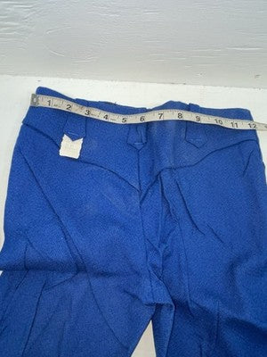 New Vintage Blue Western Girl Polyester Pants #3417 VV-41