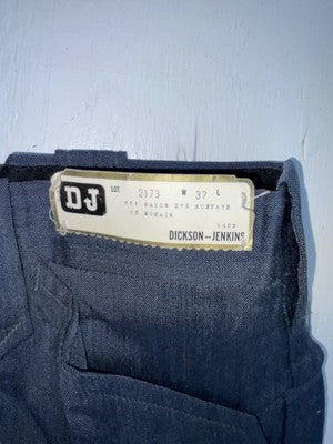 New Vintage Blue Dickson Jenkins Polyester Pants #2173 OO-31