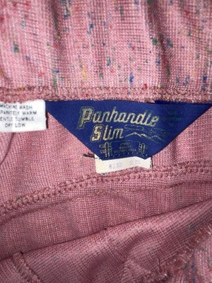 New Vintage Pink Panhandle Slim Polyester Pants #12423 3A-68