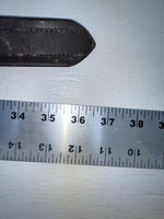 New Brown Genuine Leather Circle Y Weaved 30” Belt #8396 JJ-164